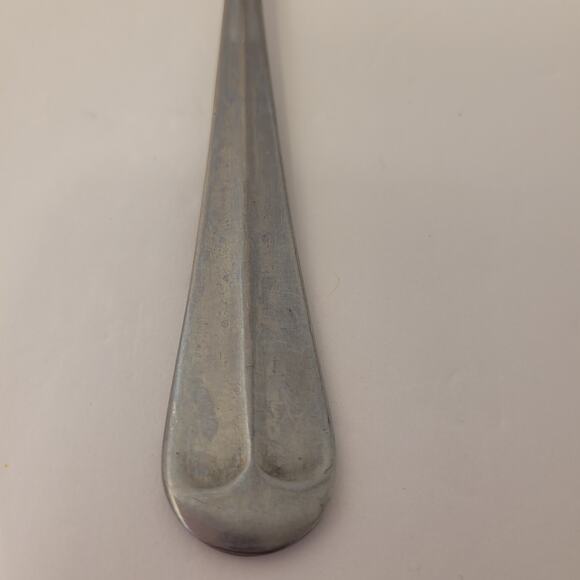 Present 1776 Stainless Serving Fork Center Ridge Satin Flatware Pre-Owned Korea - Picture 9 of 11